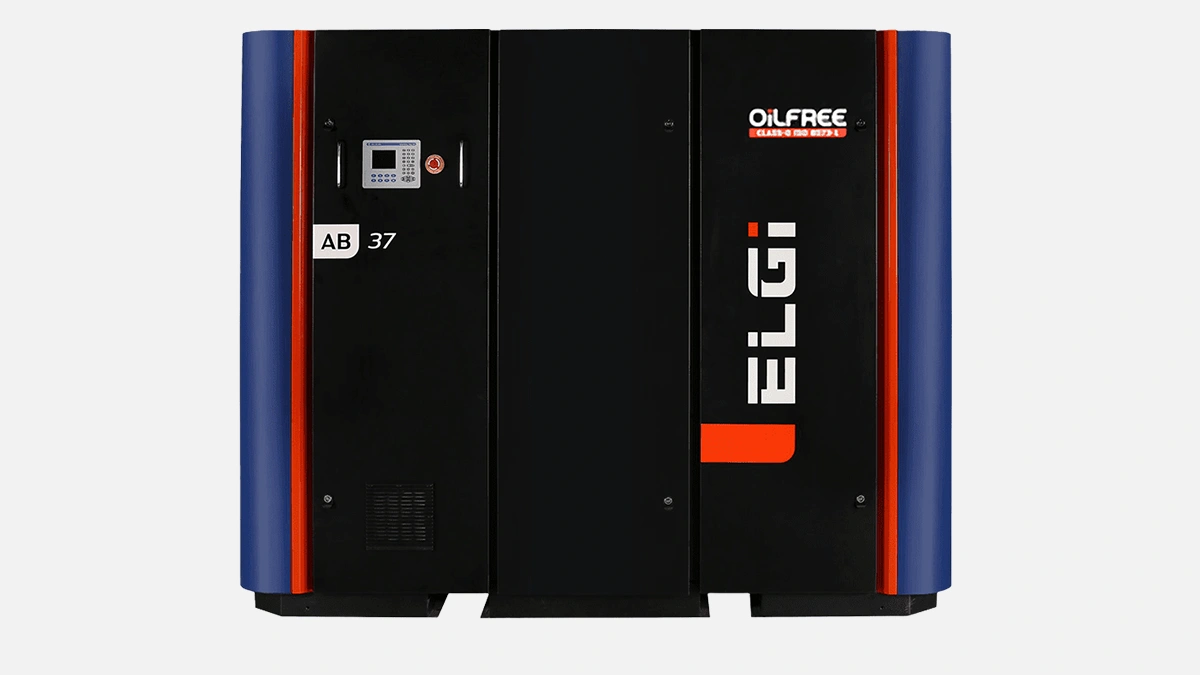 ELGi AB Series Oil-Free Screw Air Compressor full view