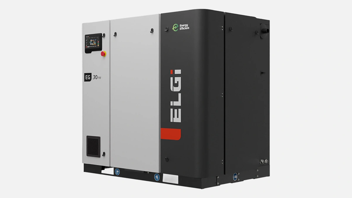 ELGi EG VFD Series Variable Frequency Drive Compressor full view