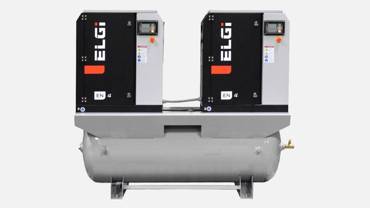 ELGi EN Series Tank Mounted Screw Air Compressor