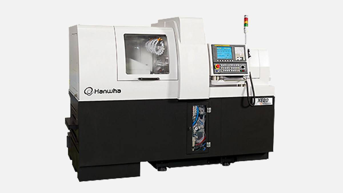 Hanwha Machinery XE20 26 CNC Swiss Turning Lathe