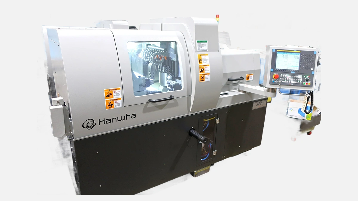 Hanwha Machinery XE20 26 CNC Swiss Turning Lathe photo