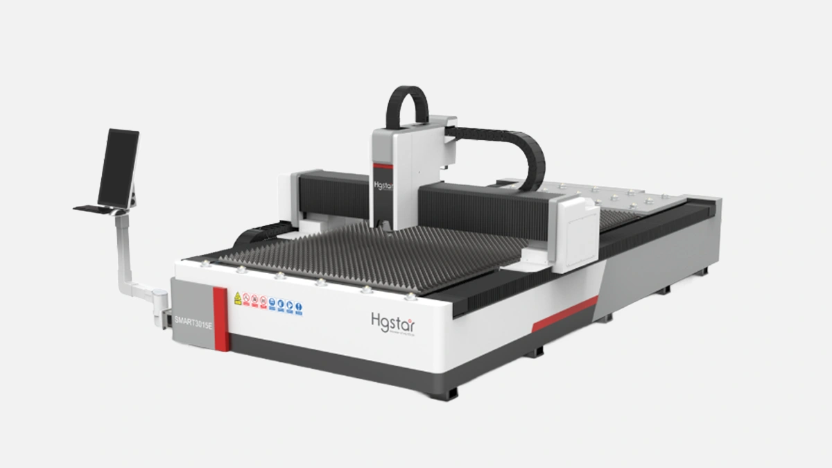 HGTECH SMART3015E Fiber Laser Cutting Machine photo